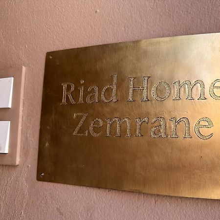 Riad Home Zemrane Marrakesch Exterior foto