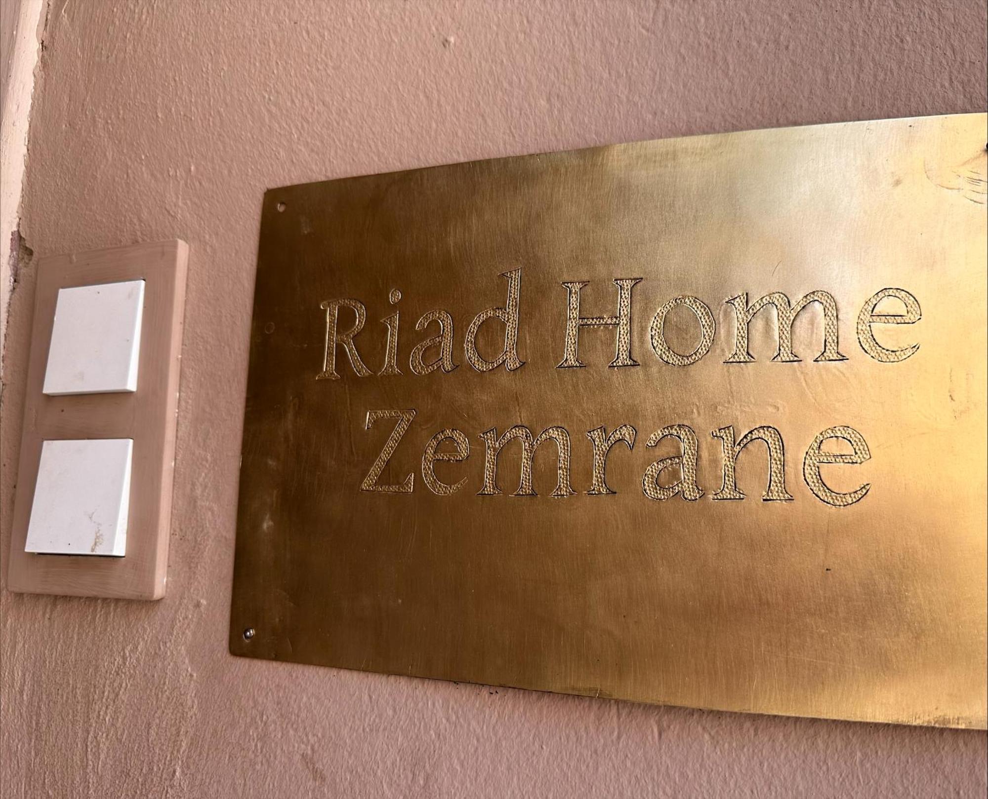 Riad Home Zemrane Marrakesch Exterior foto